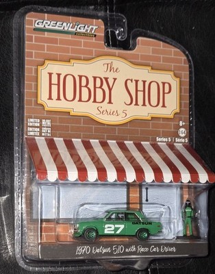 Greenlight Green Machine 1970 Datsun 510 Hobby Shop Series 5 CHASE 1/64 Rare
