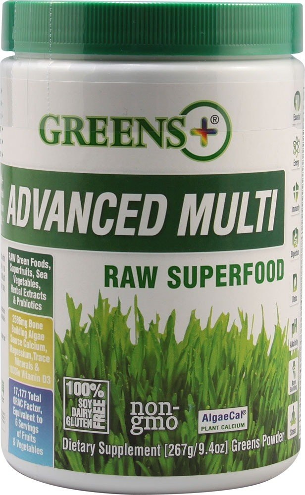 Greens Plus Advanced Multi Raw Superfood 9,4 унции в порошке