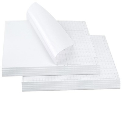 Mat Board Center 10-Pack 9x12 Self-Adhesive White Foam Boards for Mounting