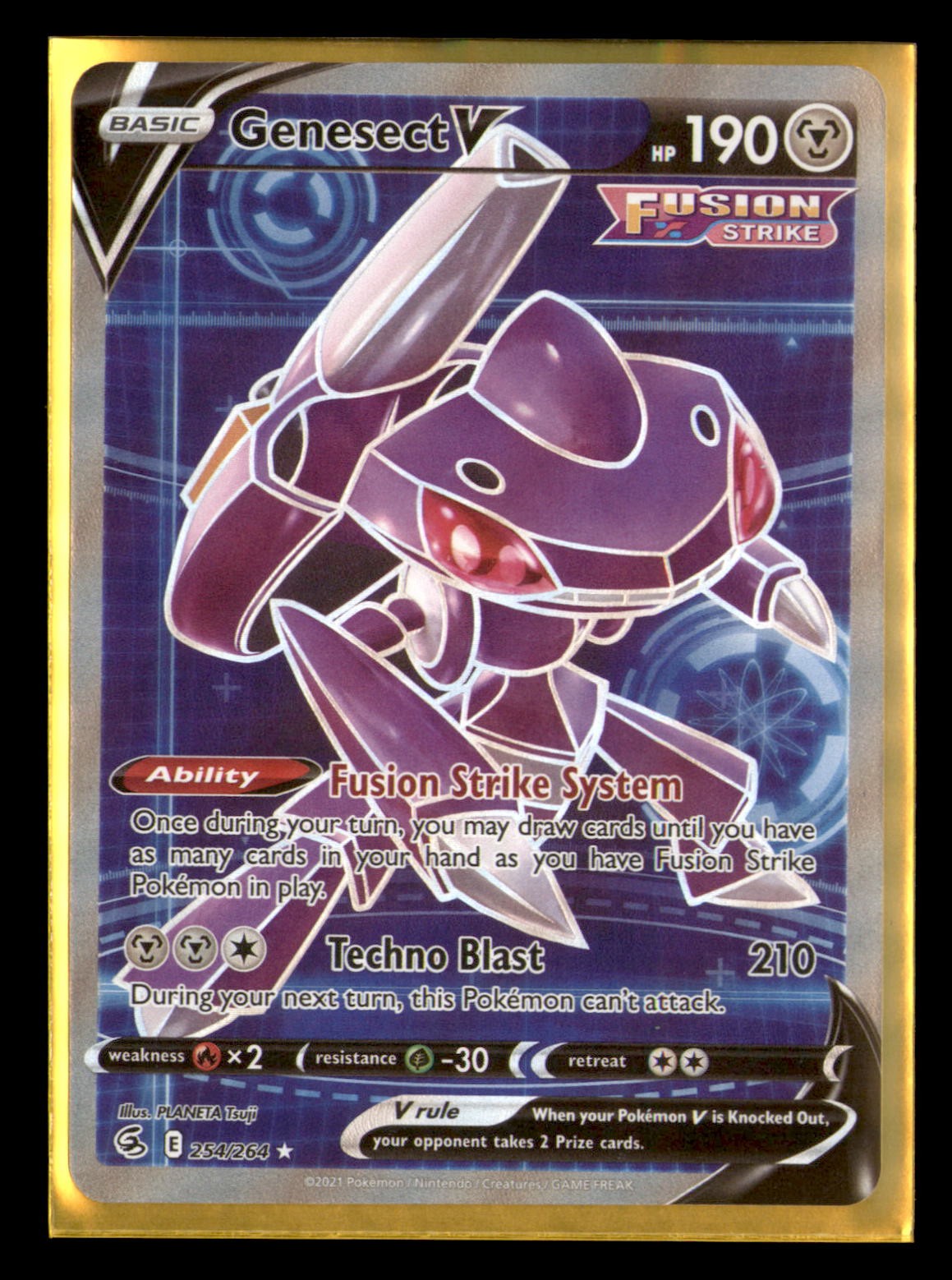 SWSH08: Fusion Strike #254/264 Genesect V (Full Art)