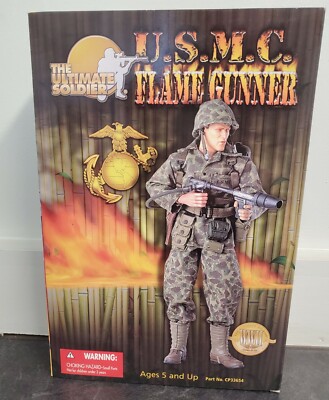 21st Century Toys The Ultimate Soldier U.S.M.C. Flame Gunner -NIB