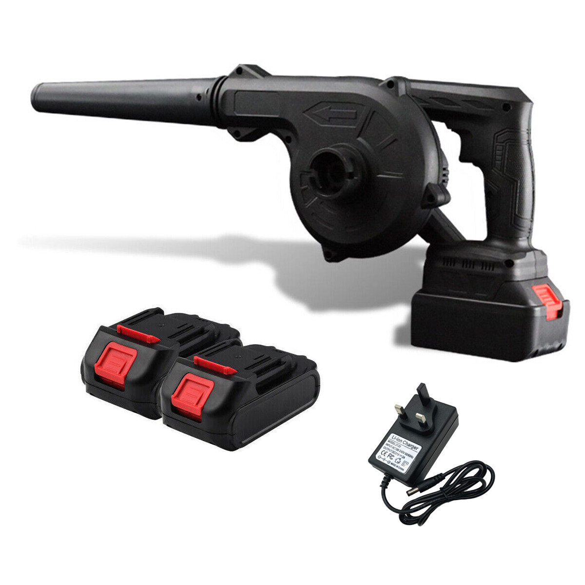 Cordless Garden Leaf Air Blower Suction Electric Vacuum Snow Dust w/ 2