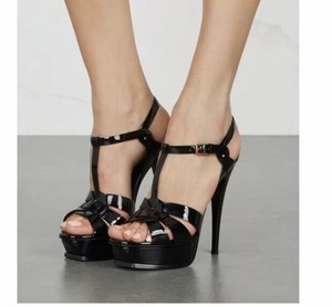 black ysl tribute sandal