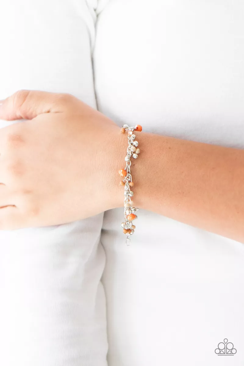 Orange bracelet deals paparazzi