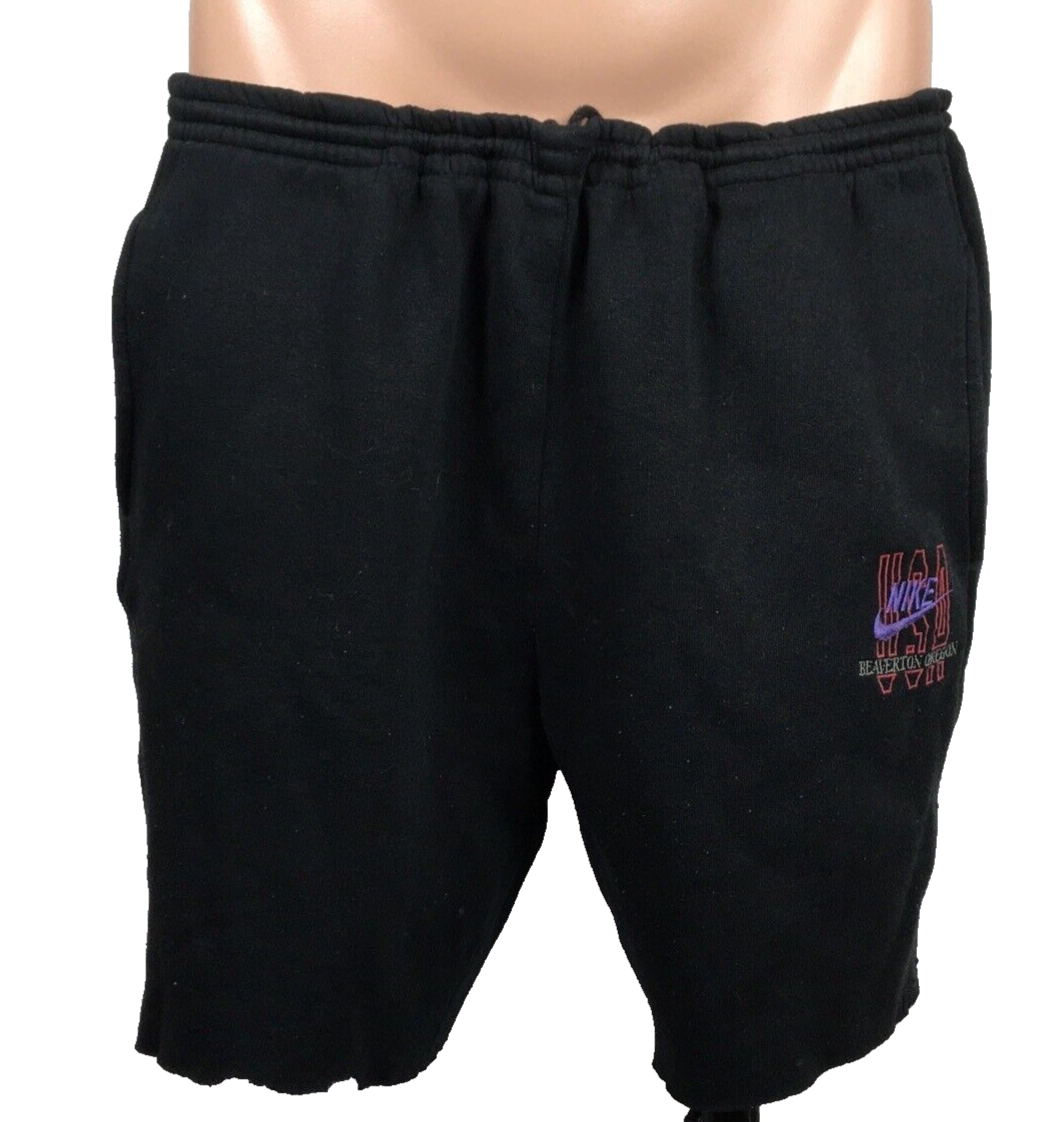トップス OLD NIKE sweat trainer short s Rare VTG Late 80s NIKE USA Beaverton Oregon Cut off Sweat