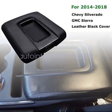 Console Lid Armrest Leather Cover For 2014-2017 2018 Gmc Sierra 1500 2500 3500hd