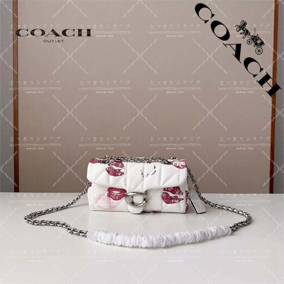 Coach リッププリントタビー cr114 tabby タビー リッププリント 公式】COACH – コーチ | タビー ショルダー バッグ 20・キルティング