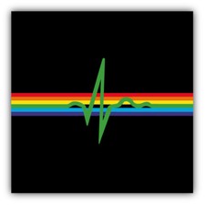 Pink Floyd Dark Side Car Bumper Sticker Decal - 3'' or 5''