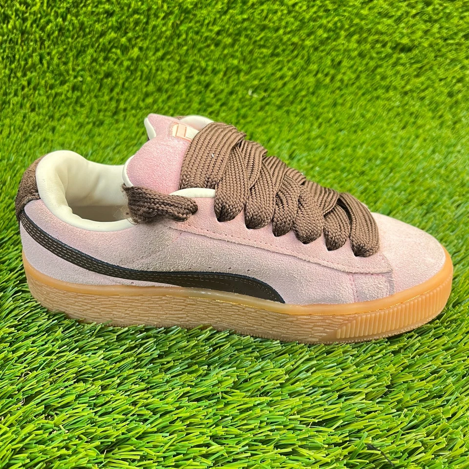 Puma Gamuza XL Melocotón Batido Goma Rosa Marrón Niños Talla 4Y Zapatos Atléticos Tenis Foto 4 de 4