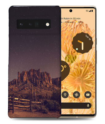 CASE COVER FOR GOOGLE PIXEL|VINTAGE WESTERN OUTBACK AT NIGHT
