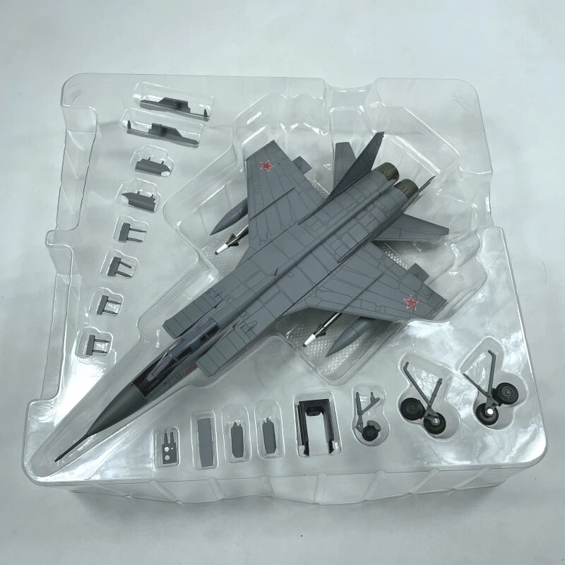 NEW 1 72 Scale USSR Mig 31 Foxhound Fighter Aircraft Diecast Metal