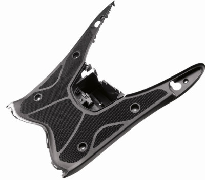 360106 Black Footrest T4 Tune for MBK Ovetto 50 4T 2010 2011 2012 2013