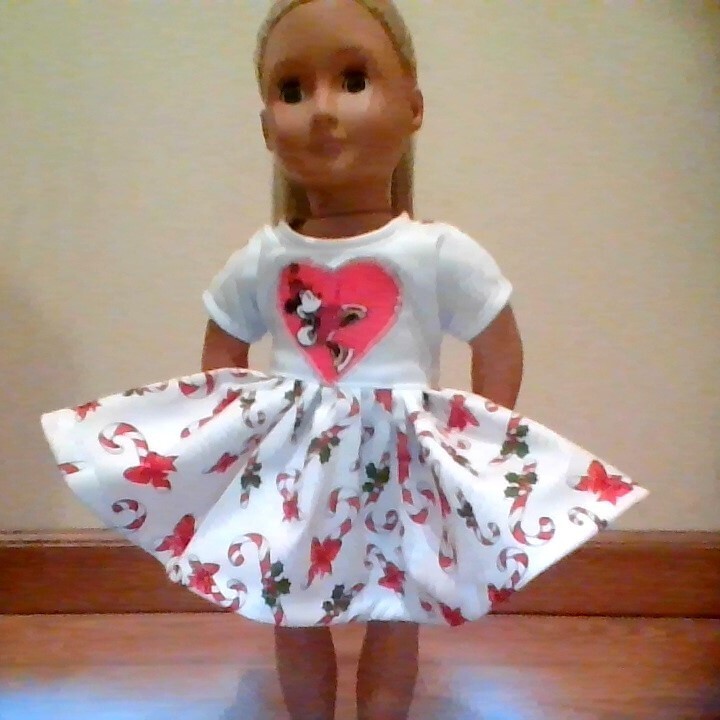 NEW GENERATION DOLL CLOTHES MINNIE MOUSE SKATING DRESS FITS 18 INCH