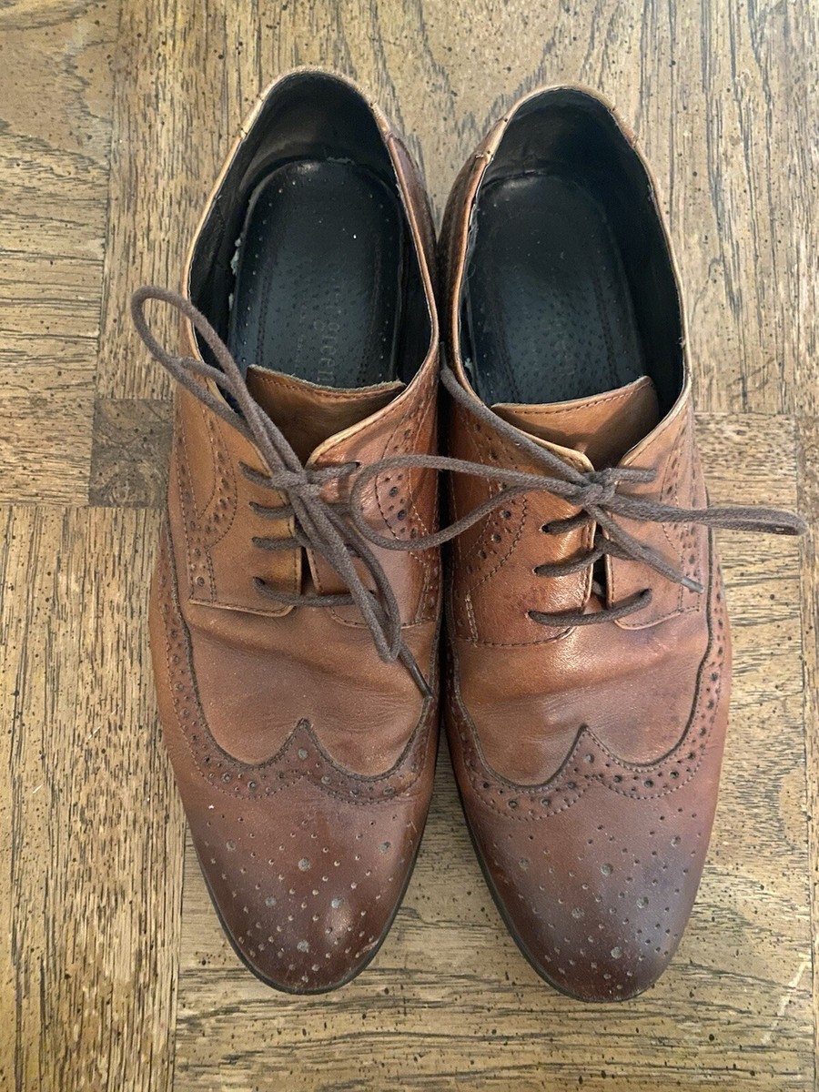 Asher Green Mens Dress Shoes Brown Leather Strap Wingtip Size 10.5 SB18 Amazon.com | Asher Green AG1101 - Men main image 3