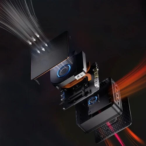 Mini PC For Intel Core I9 8950HK Desktop Pc Gaming Computer Windows 11 16GB DDR4 - Image 2 of 4