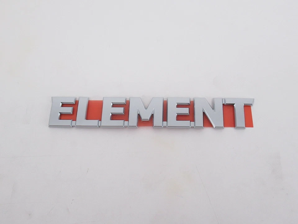 Genuine OEM Honda 75722-SCV-A10 Rear "ELEMENT" Emblem Nameplate 2003-08 Element - Image 2 of 2