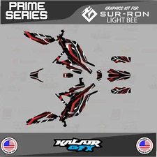 Graphics Kit for Surron Light Bee (All Years)  Prime Series - Red