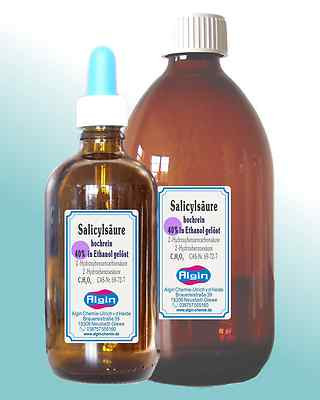 Salicylsäure 30% 40% 100ml Pipettenflasche oder 200 ml PE-Flasche peeling