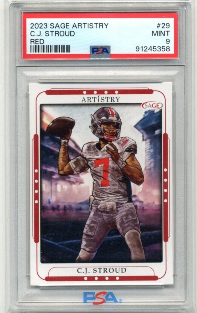 CJ Stroud Sage Artistry #29 Red