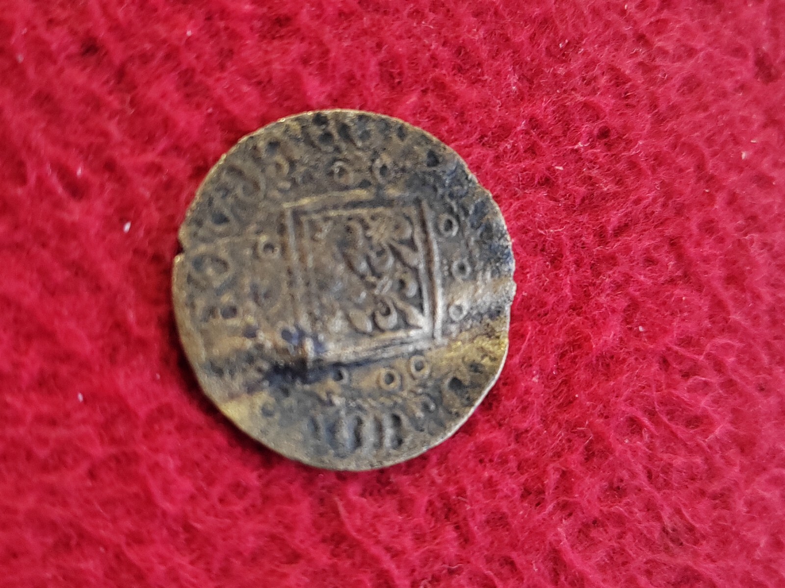 LOOK Stunning Bronze Hammered Coin eBay