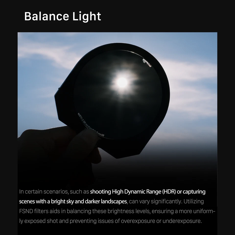 Tilta Illusion 95mm Full Spectrum ND Filter 1.5 1.8 2.1 2.4 for Mirage Matte Box - Image 4 of 4