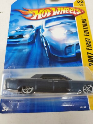 Hot Wheels 2007 New Models 22/36 (2006) Blue '64 Lincoln Continental Toy Car 22