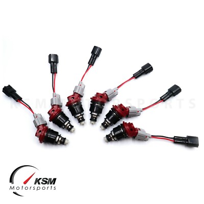 6 x 850cc Fuel Injectors for NISSAN / NISMO SKYLINE R33 GTS-T RB25DET fit JECS 