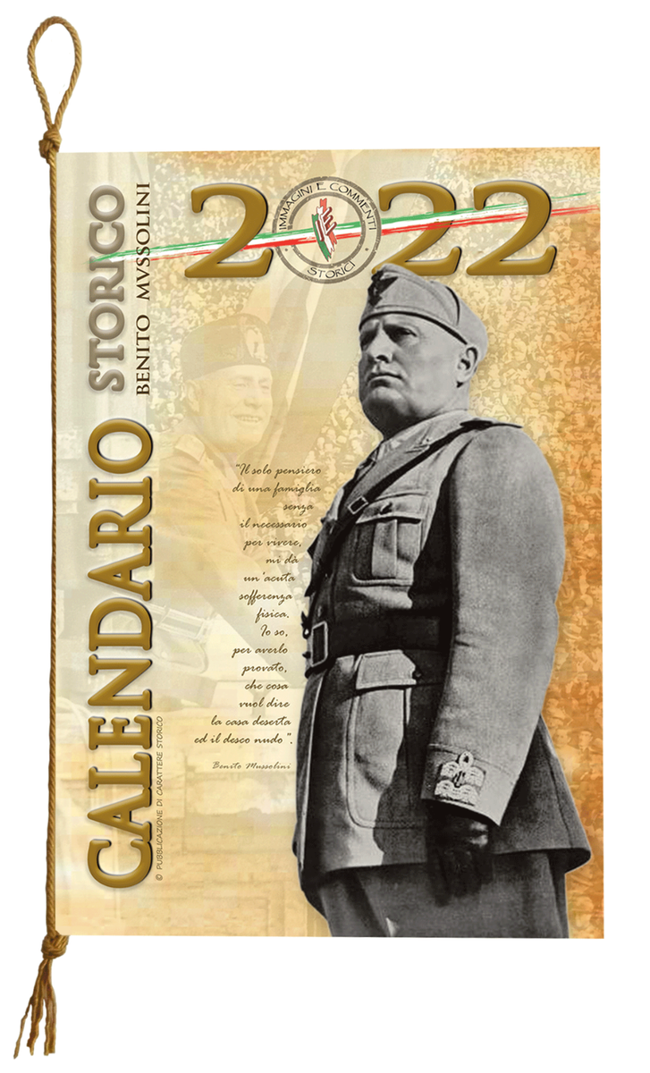 Calendario Mussolini 2026 | Racconti Di Storia | 32 Pagine A Colori Edizione Limitata
