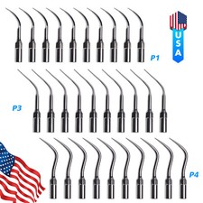 10 Pcs SKYSEA Dental Ultrasonic Piezo Scaler Tips Fit Cavitron EMS P1/P3/P4 CE
