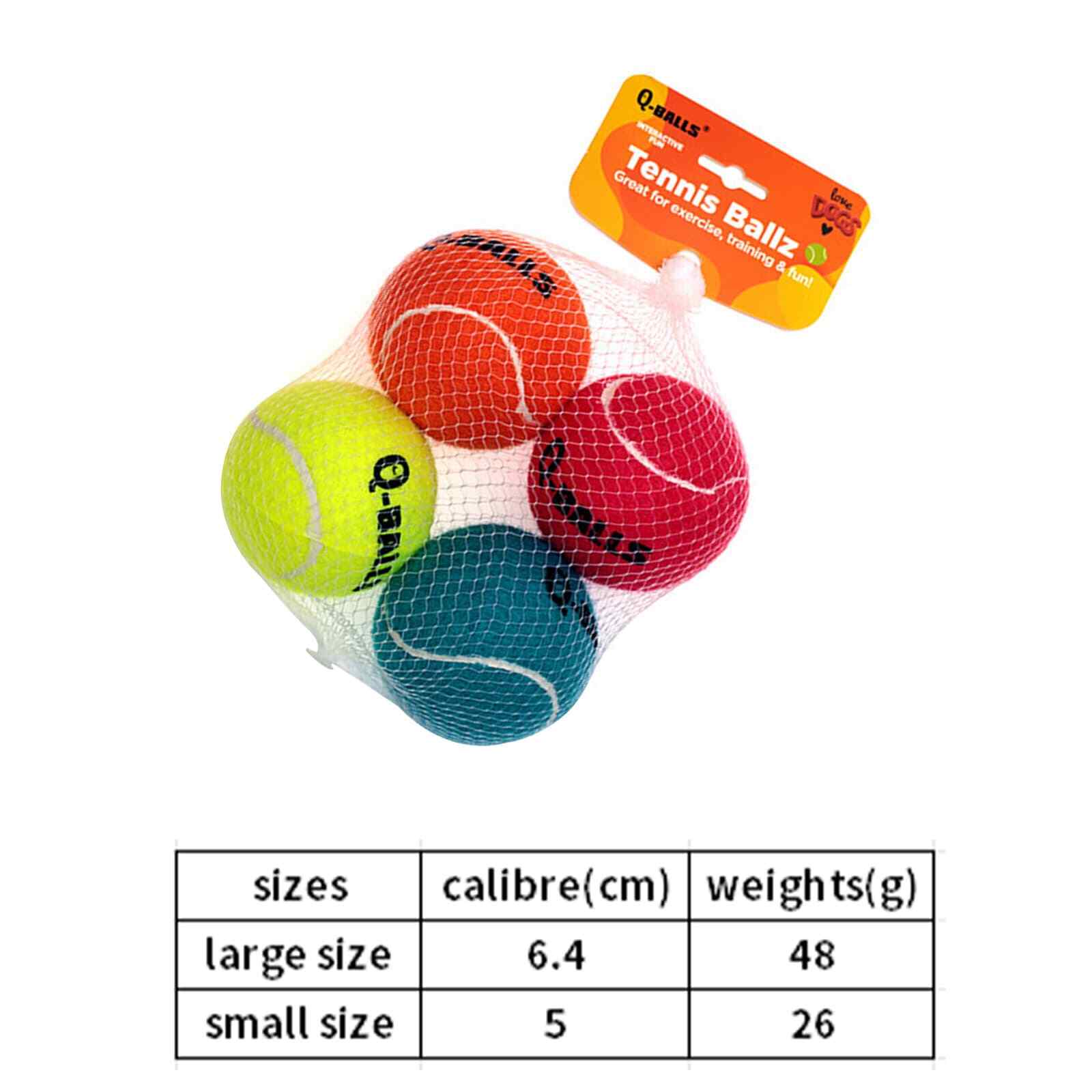 Pet toys bulk mini or large dogs practice small indestructible tennis