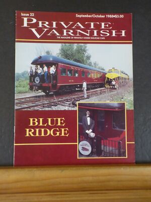 Privatlack Ausgabe 22 1988 Sept Okt Zeitschrift eines Eisenbahnwagens aus Privatbesitz
