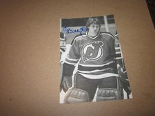 CRAIG BILLINGTON SIGNED AUTOGRAPHED 1985-86 MEL BAILEY POSTCARD #J1 DEVILS