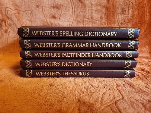 Set Of 5 Webster's Hardcover Books. 1994. Educational Learning Books - Imagen 8 de 9