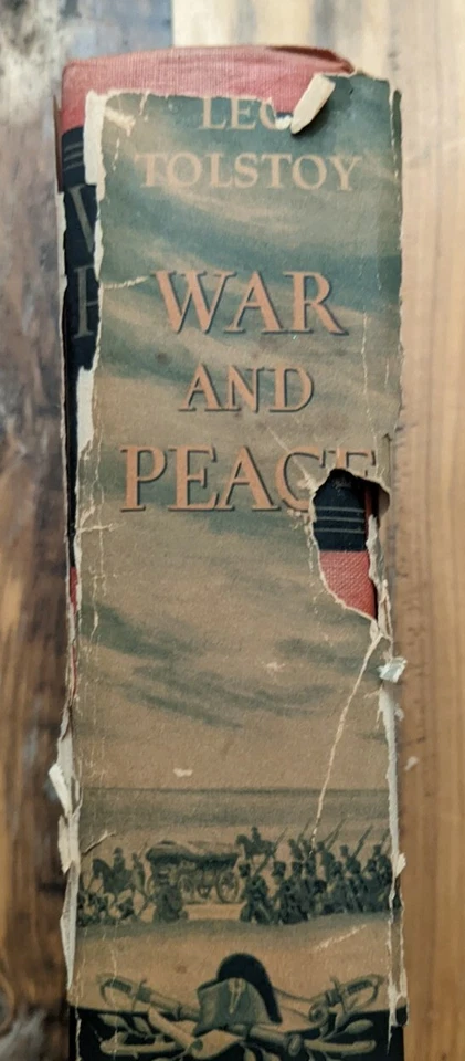 War and Peace By Leo Tolstoy Inner Sanctum Edition Hardcover 1st Edition 1942  - Image 2 of 4