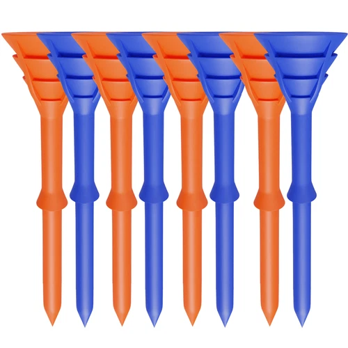 24/60 Pcs Golf Tees 3 1/4 Inch Unbreakable Plastic Cup Tee Long 83mm US Stock