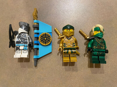 LOT OF LEGO Ninjago Minifigures Lloyd Island Jungle Golden