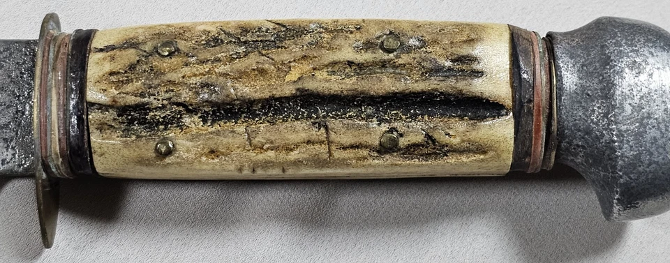 Vintage Possible EDGE BRAND 432/482 Solingen Genuine Stag Bowie Knife - Image 4 of 4