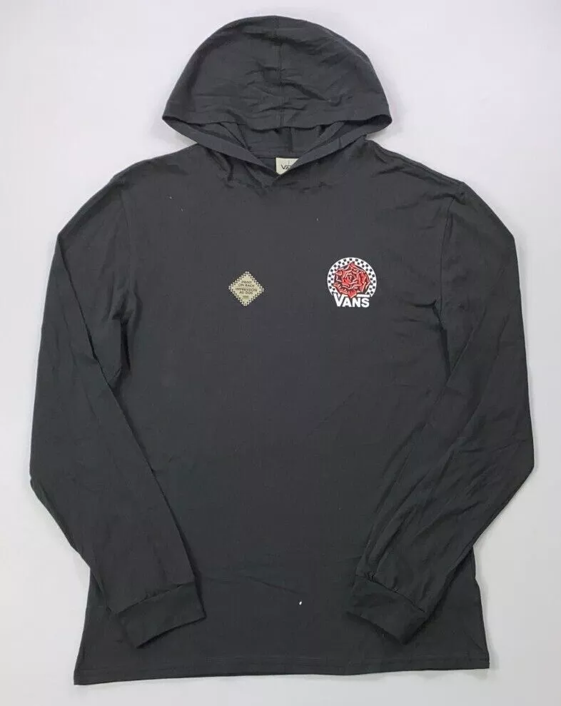 Vans long online sleeve hooded shirt