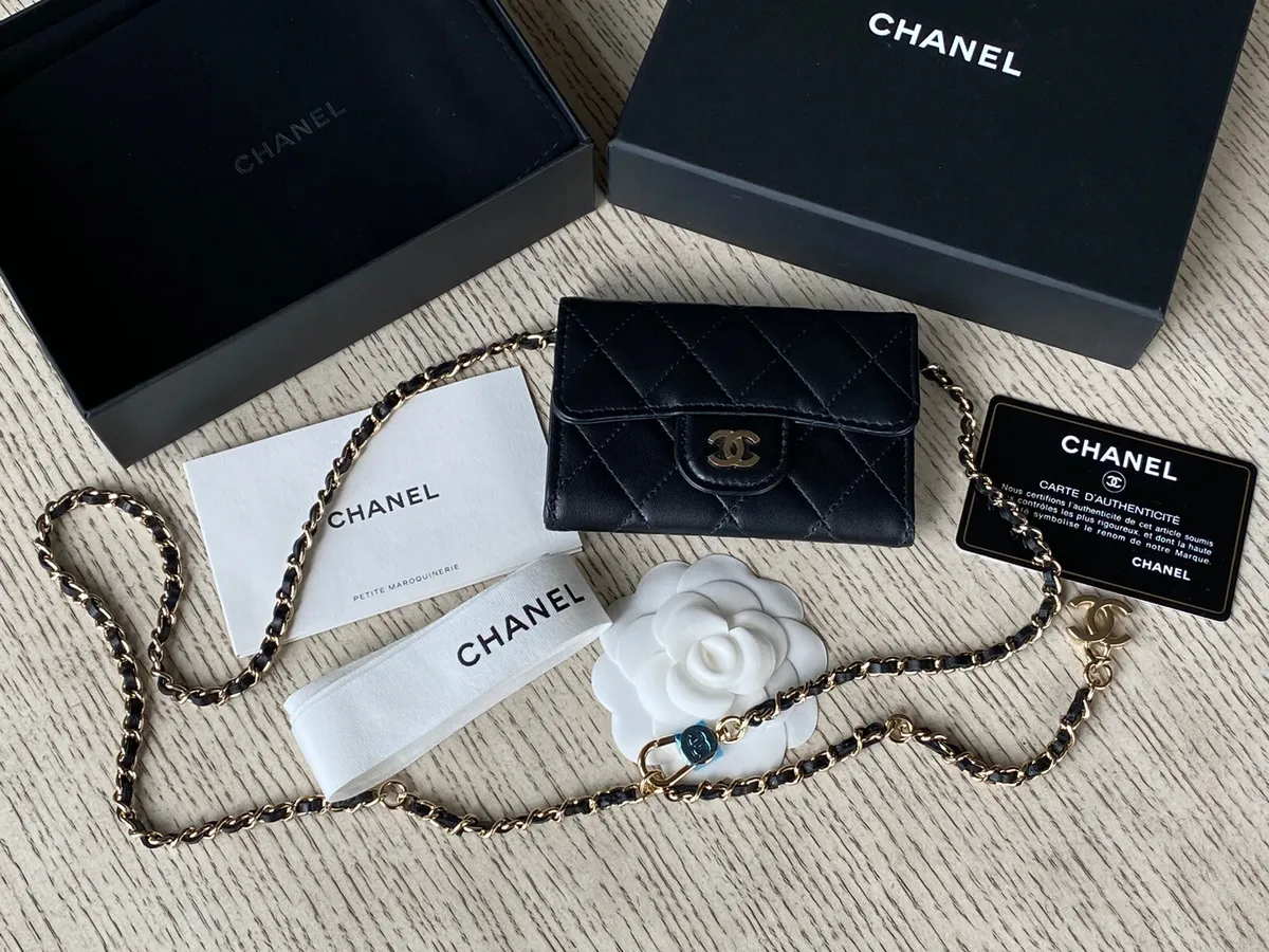 Chanel WOC Bag Charm Black Caviar Gold Hardware – Coco Approved Studio