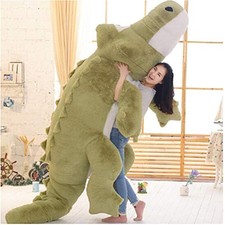 NOVA Plush Crocodile/Alligator Body Pillow Extra Large Fluffy Animal Toy Perfect