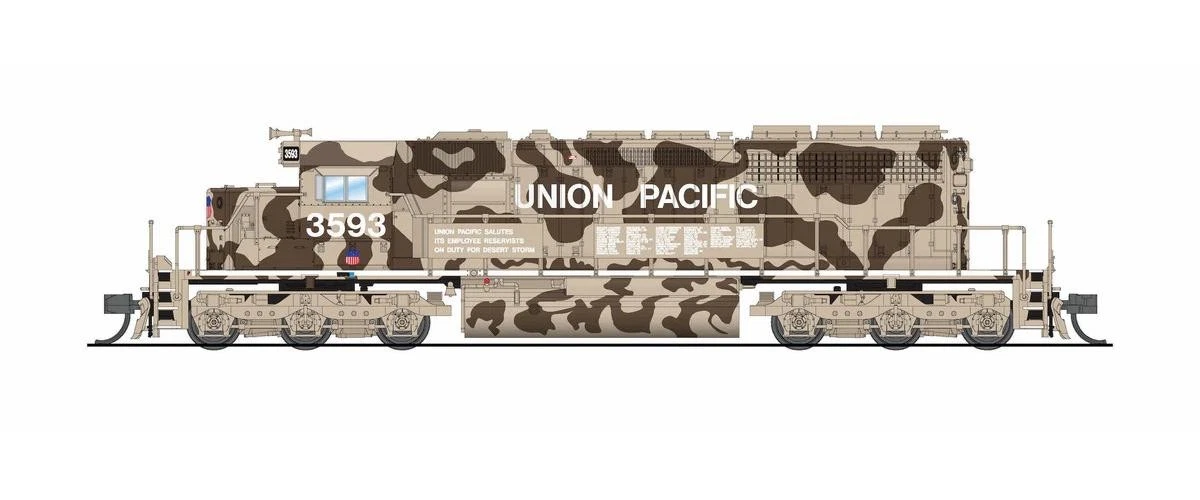 Broadway Limited N Scale ~ SD40-2 Union Pacific Desert Victory