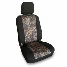 High Back Pickup Bucket Seat Covers Wheadrests 2 Tone Black Camo Endura Save