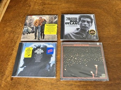 New Bob Dylan CD LOT Of 4 THE FREEWHEELIN', Before The Flood, Time Are A-Changin