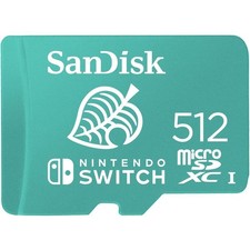 SanDisk 512GB microSDXC Memory Card for Nintendo Switch SDSQXAO512GANCZN