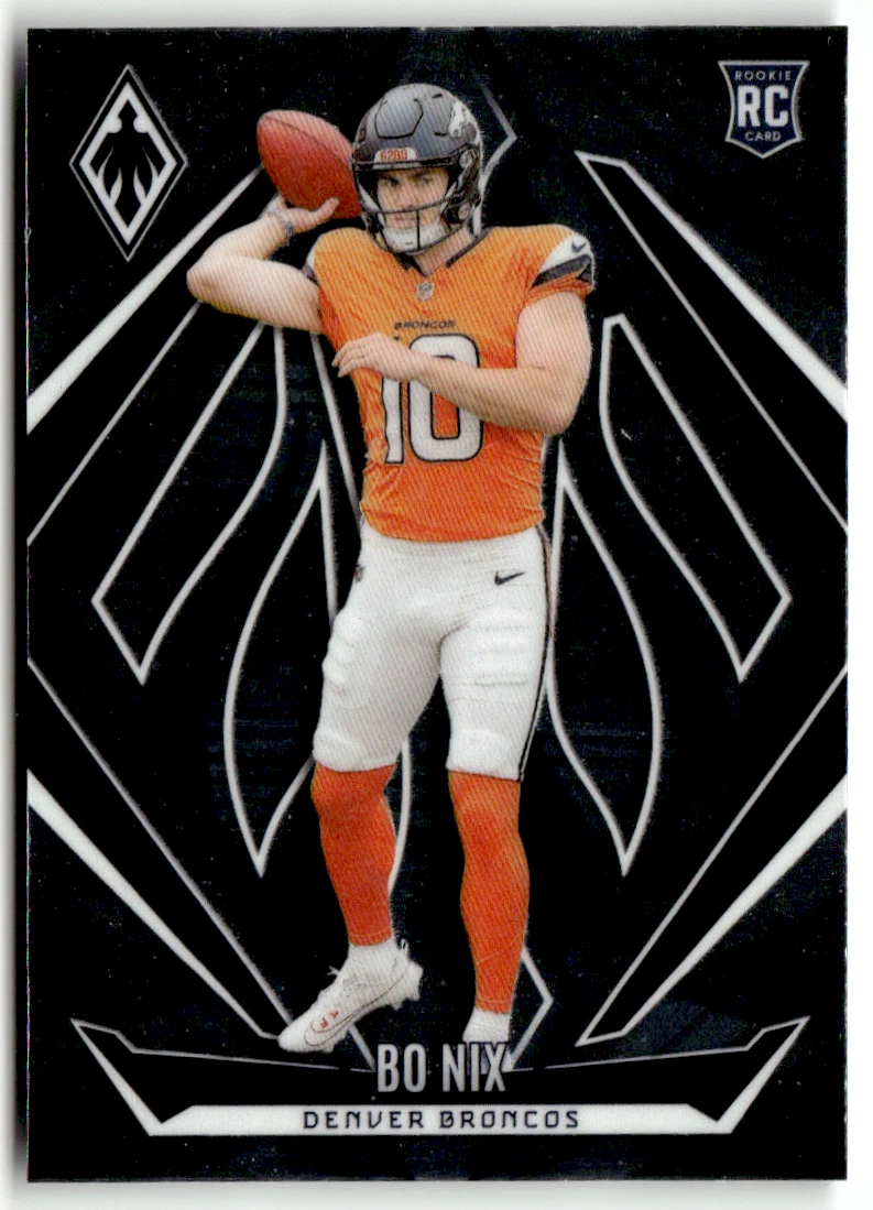 Panini Phoenix Football NFL No. 159 Bo Nix Prizm w/ PRESETS 2024