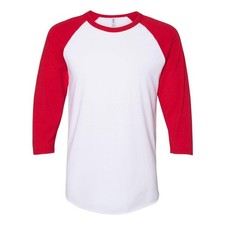 JERZEES Premium Blend Ringspun Three-Quarter Sleeve Raglan Baseball (SA7221)