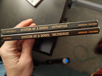 System Of A Down Mesmerize/Hypnotize CD Set DVD 2005 Two Disc Punk Rock Metal 