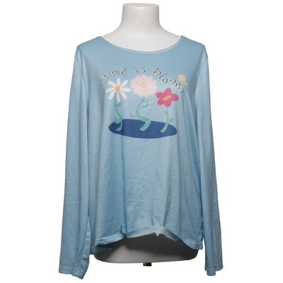 Langarmshirt, Größe: XL, Blau/Mehrfarbig, Print, Damen #Fgd