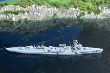 Deutscher Kreuzer N&uuml;rnberg getarnt Hersteller Neptun T1040, 1:1250 Schiffsmodell