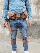 Death Watch leather set - Mandalorian armor cosplay costume Mandalorian belts